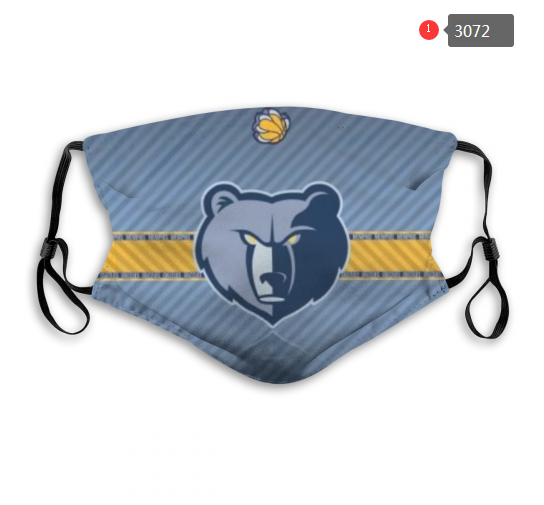 NBA Memphis Grizzlies Dust mask with filter